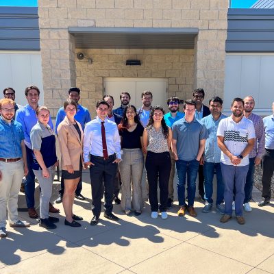 MSEE collaborators visit Eglin AFB for Student Symposium and UQ Short Course