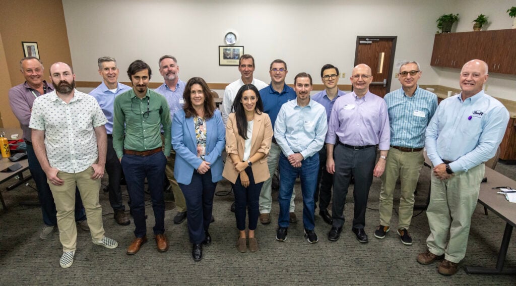 Group photo of individuals standing together