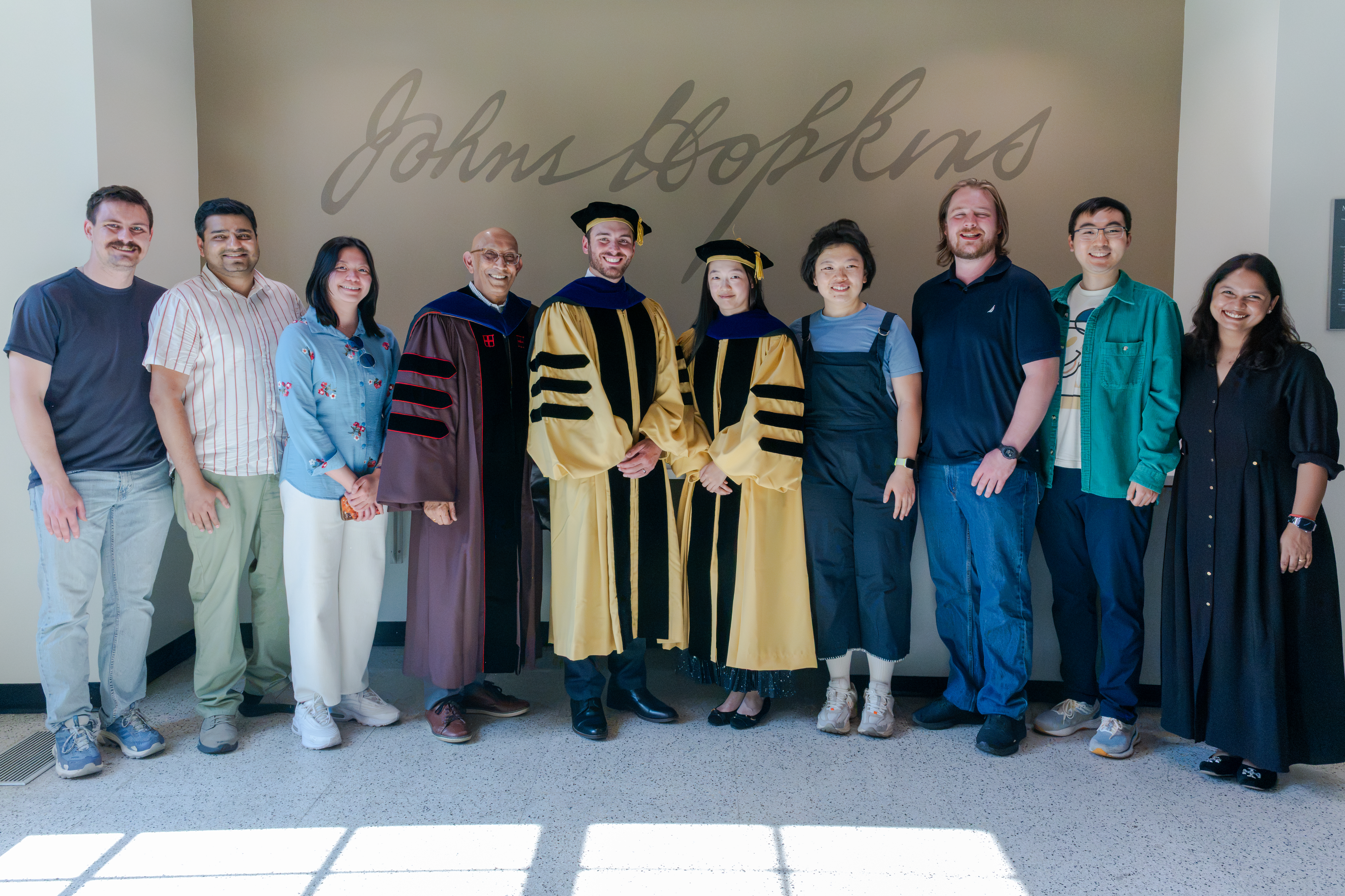 Graduation of Dr. Lily Zhao and Dr. Jake Diamond